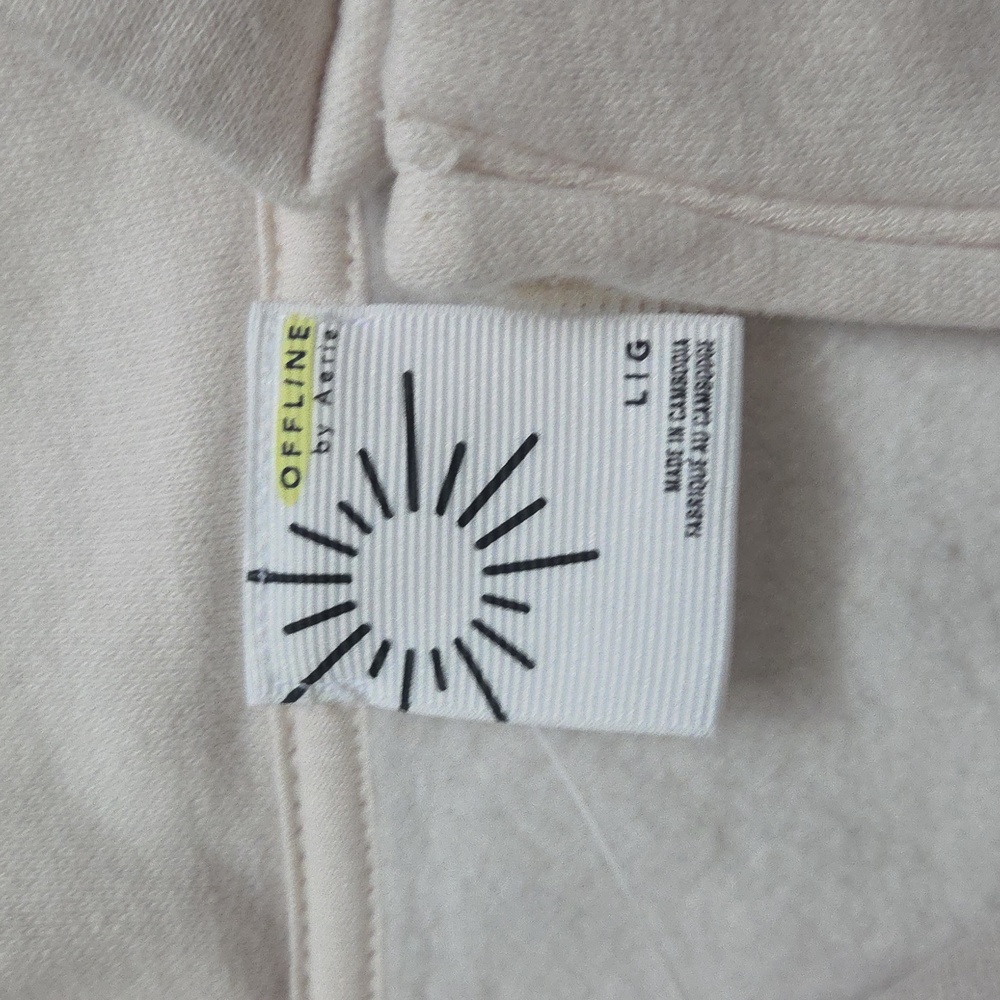OFFLINE BY AERIE QUARTER ZIP CLOUD FLEECE SWEATSHIRT - Picture 2 of 6